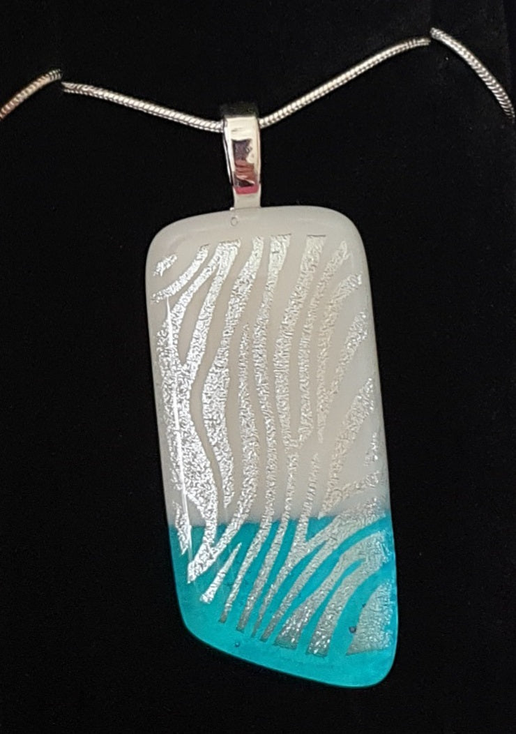 Samba Shimmy Dichroic Glass Pendant Liquid Crystal Australia 