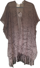 Load image into Gallery viewer, Throw Over Wrap With Fringe Detail Isabella the Label 