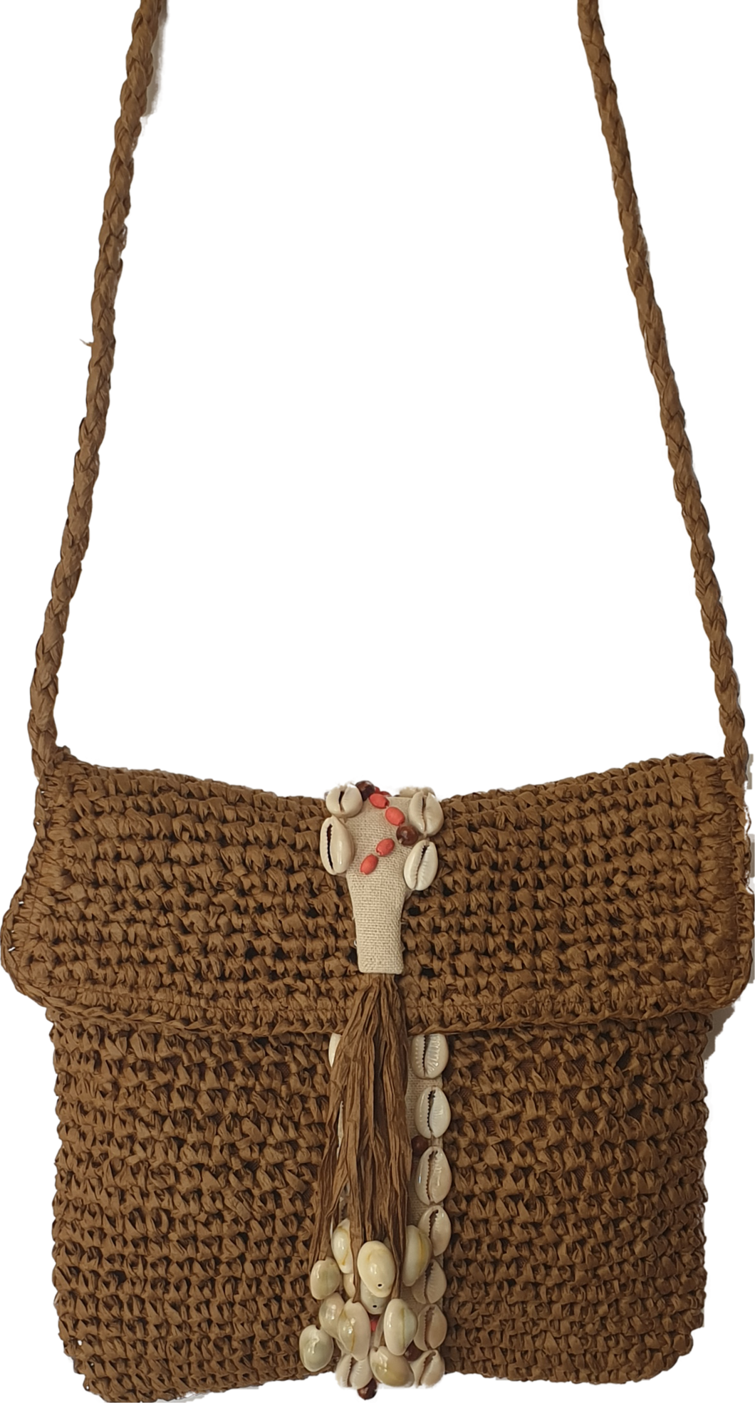 Boho Style Straw Bag With Shell Detail Isabella The Label 