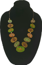 Load image into Gallery viewer, Wooden Disc Necklace Cinnamon Creations 