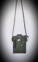 Load image into Gallery viewer, Green Crossbody Bag With Magnetic Stud Detail IVYS 