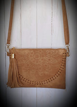 Load image into Gallery viewer, Boho Embossed Clutch Bag Free Spirit Australia 