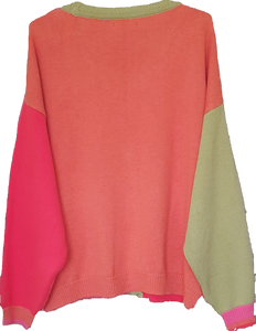 USHAAN Button Front Cardigan