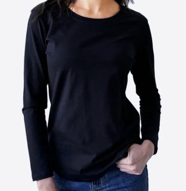Long Sleeve Top With Side Split Detail AMYIC Fashion 