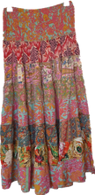 Load image into Gallery viewer, Layered Skirt Ombak Designs 