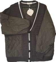 Load image into Gallery viewer, Jannica Knit Puffer Style Cardigan Jacket HQ Fashion 