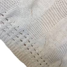 Load image into Gallery viewer, Knit Poncho With Faux Fur Neck Trim IVYS 