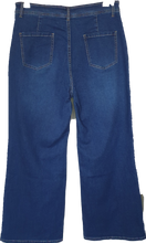 Load image into Gallery viewer, Wakee Denim Wide Leg Jeans With Front Pocket Detail 