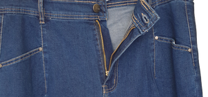 Wakee Denim Wide Leg Jeans With Front Pocket Detail 