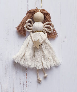 Macrame Cord Angel Mango Sunrise