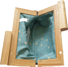 Load image into Gallery viewer, Caramel Leather And Cowhide Timber Clutch Moy Tasmania 