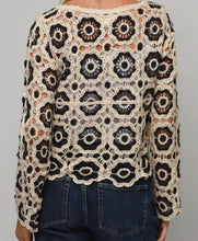 Load image into Gallery viewer, Crochet Look Floral Design Top Isabella The Label 