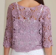Load image into Gallery viewer, Front Tie Lace Look Bolero Shrug Isabella The Label 