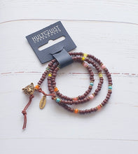 Load image into Gallery viewer, BeadedWrap Bracelet With Leopard Head Clasp Hultquist Copenhagen AU 