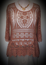 Load image into Gallery viewer, Crochet Lace Look Top Willow The Crochet Label 
