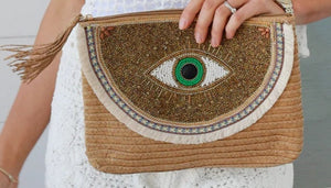 Evil Eye Clutch Paisley The Label 