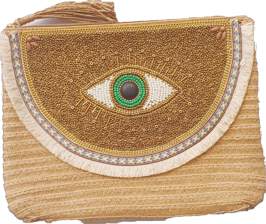 Evil Eye Clutch Paisley The Label 