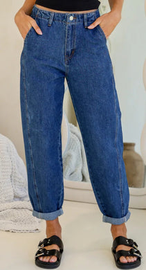 Cuffed Barrel Leg Jeans Country Denim Australia 