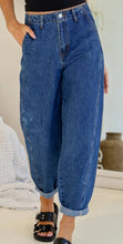 Load image into Gallery viewer, Cuffed Barrel Leg Jeans Country Denim Australia 