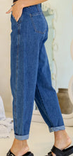 Load image into Gallery viewer, Cuffed Barrel Leg Jeans Country Denim 