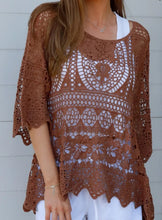 Load image into Gallery viewer, Crochet Lace Look Top Willow The Crochet Label 