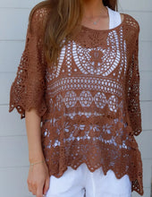 Load image into Gallery viewer, Crochet Lace Look Top Willow The Crochet Label