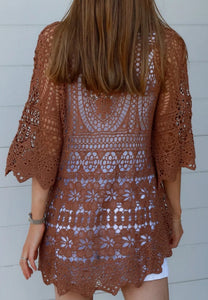 Crochet Lace Look Top Willow The Crochet Label 