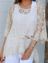 Load image into Gallery viewer, Crochet Lace Look Top Willow The Crochet Label 