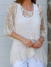Load image into Gallery viewer, Crochet Lace Look Top Willow The Crochet Label 