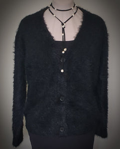 Kaia Fluffy Cardigan HQ Fashion 