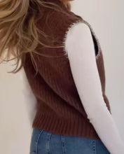 Load image into Gallery viewer, Carnaby Tie Front Knit White Poetry 