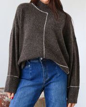 Load image into Gallery viewer, Inferno Contrast Trim Knit White Poetry 
