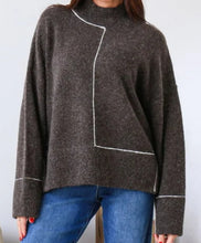 Load image into Gallery viewer, Inferno Contrast Trim Knit White Poetry 