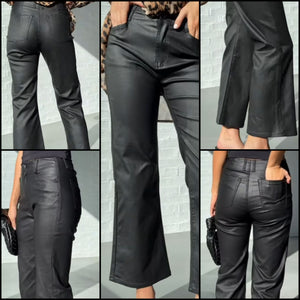 Wet Look Straight Leg Jeans Country Denim Australia 