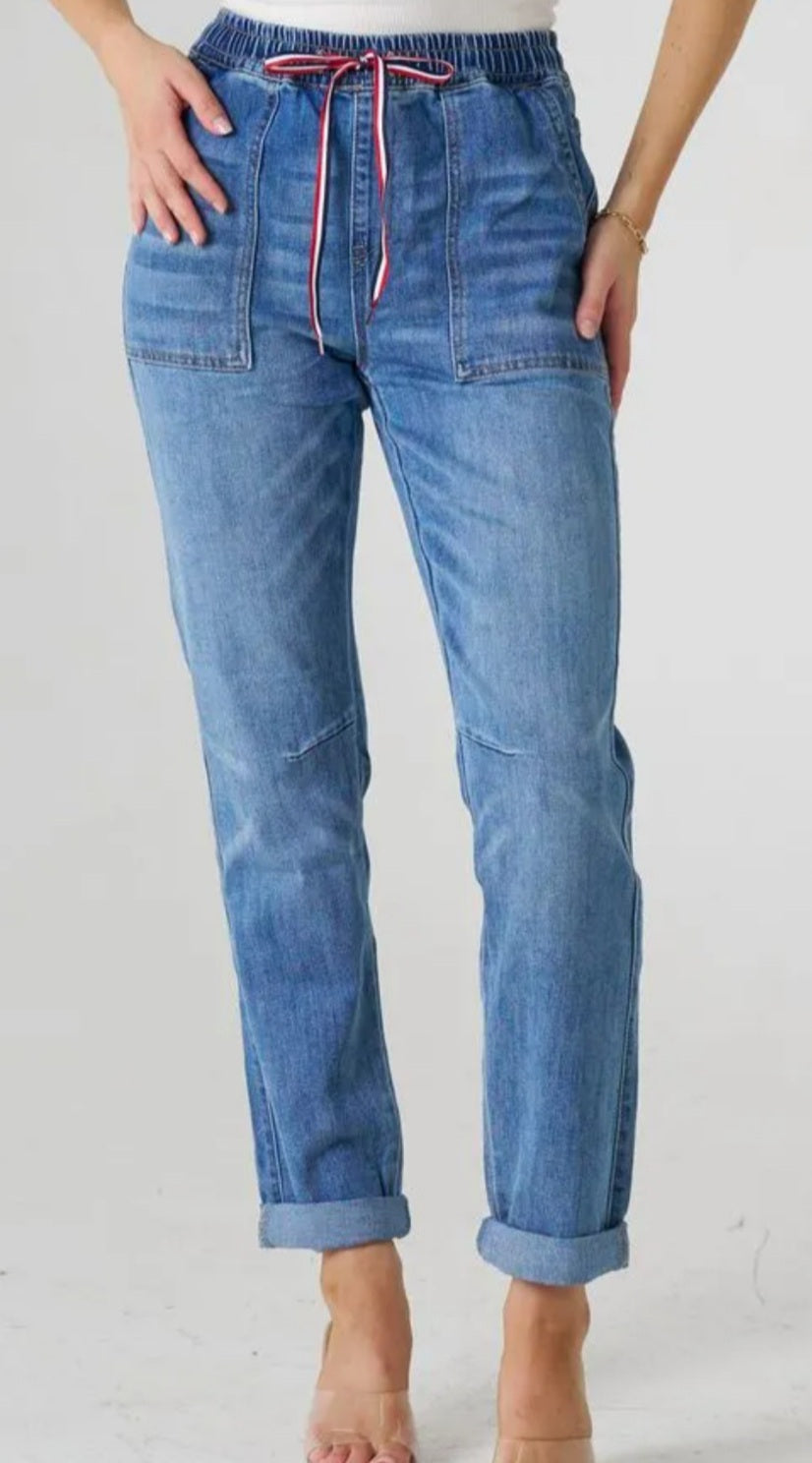 Mod Denim Jogger Bylily