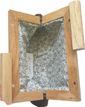 Load image into Gallery viewer, Chocolate Leather And Timber Clutch Moy Tasmania 