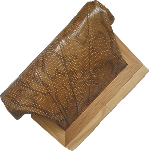 Snake Embossed Leather Clutch Moy Tasmania 