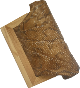Snake Embossed Leather Clutch Moy Tasmania 
