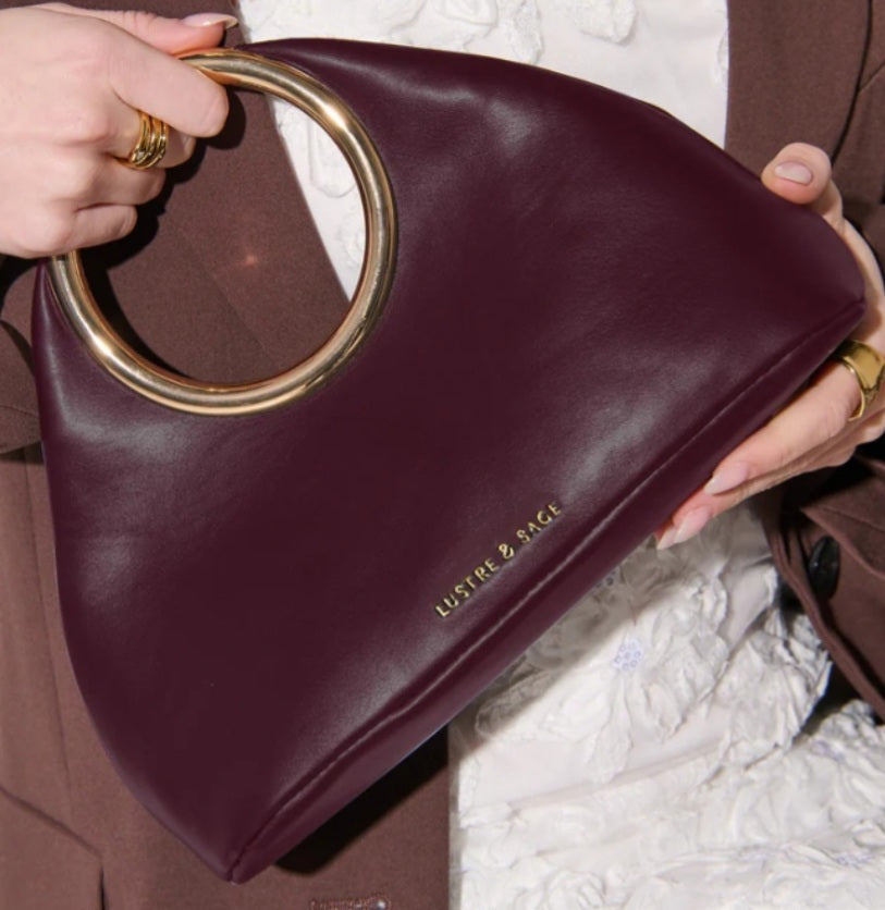 Hailey Statement Handle Bag Angels Whisper 