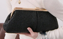 Load image into Gallery viewer, Bianca Straw Clutch Bag Angels Whisper 