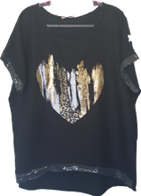 Load image into Gallery viewer, Sequin Trim Top Wednesday Lulu 