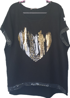 Sequin Trim Top Wednesday Lulu 
