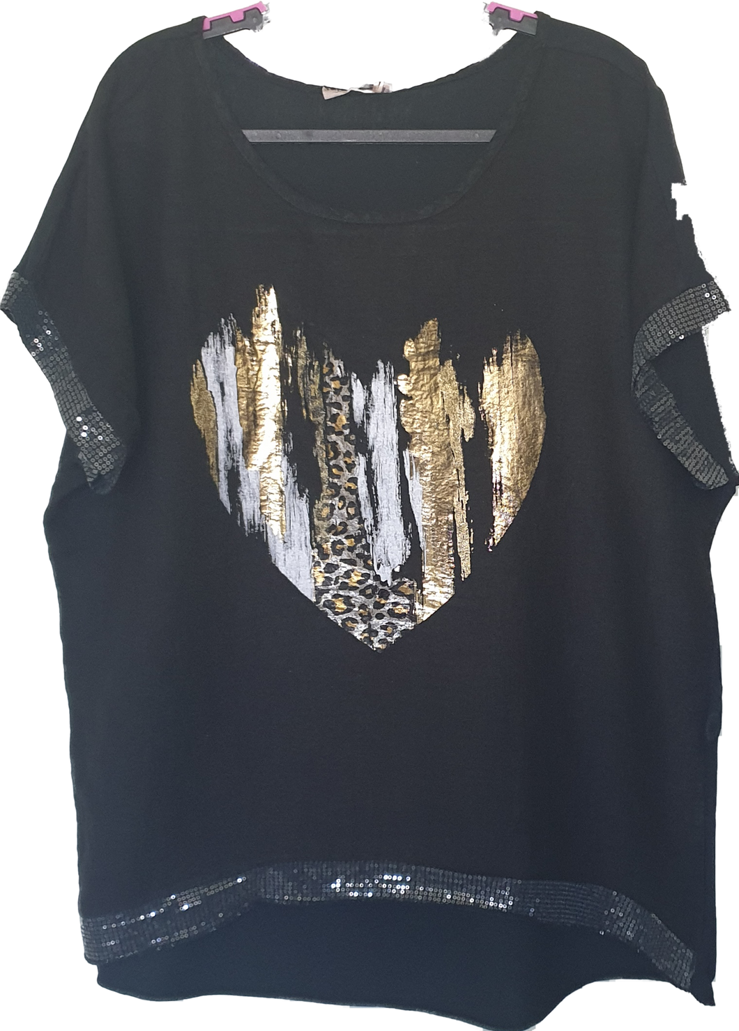 Sequin Trim Top Wednesday Lulu 