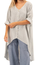 Load image into Gallery viewer, Button Front Tunic Top Vera May 