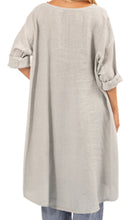 Load image into Gallery viewer, Button Front Tunic Top Vera May 
