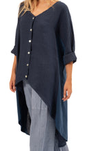 Load image into Gallery viewer, Button Front Tunic Top Vera May 