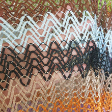 Load image into Gallery viewer, Fringed Poncho With Metallic Lurex Thread IVYS 