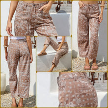 Load image into Gallery viewer, Printed Barrel Jeans Smaibulun 