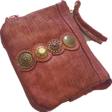 Load image into Gallery viewer, Tallin Purse Rust Art n Vintage