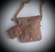 Load image into Gallery viewer, Tallin Crossbody Bag Camel Art n Vintage 